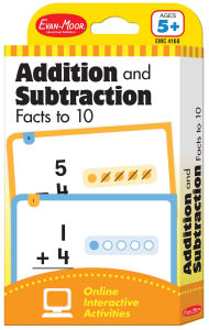 Title: Flashcards: Beginning Addition and Subtraction Facts to 10, Author: Evan-Moor Educational Publishers