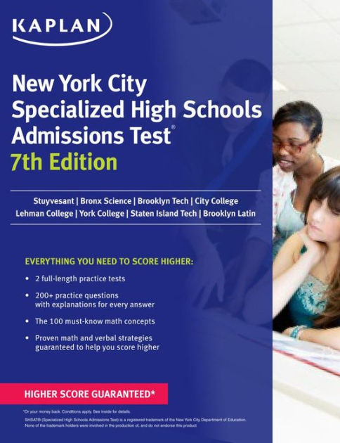 Kaplan New York City Specialized High School Admissions Test By Kaplan ...