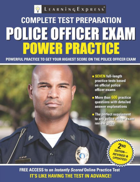 California police officer exam book learning express offers