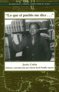 Title: Lo que el pueblo me dice, Author: Colón