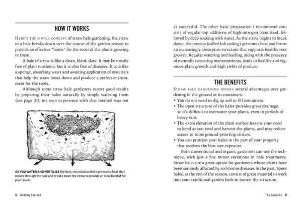 Growing Vegetables in Straw Bales: Easy Planting, Less Weeding, Early Harvests. A Storey BASICS® Title