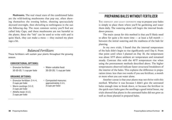 Growing Vegetables in Straw Bales: Easy Planting, Less Weeding, Early Harvests. A Storey BASICS® Title