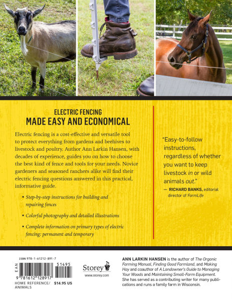 The Electric Fencing Handbook: How to Choose and Install the Best Fence to Protect Your Crops and Livestock