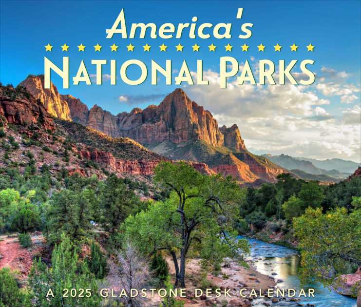 National Parks Desk Calendar 2025 