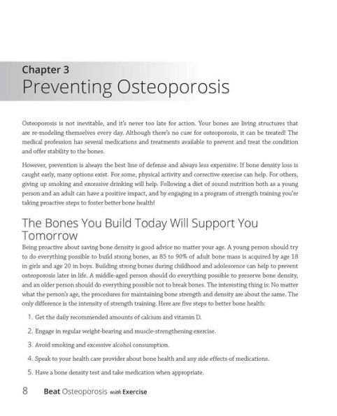 Beat Osteoporosis with Exercise: A Low-Impact Program for Building Strength, Increasing Bone Density and Improving Posture