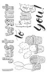 Alternative view 2 of Galentine's Day: 20 Hand-Drawn Cards to Tear, Color and Share with Your Favorite Ladies