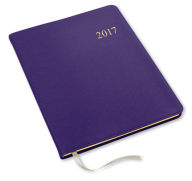 2017 Monthly Large Dark Purple Cartier Planner