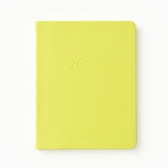 2025 Green Leather Weekly Academic Planner
