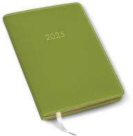 Title: 2025 Paper Source Olive 12M Weekly Desk Planner