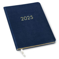 Title: 2025 Navy 12M Professional Weekly Desk Planner