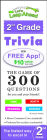 Let's Leap Ahead 2nd Grade Trivia Notepad: The Game of 300 Questions for you and your friends!
