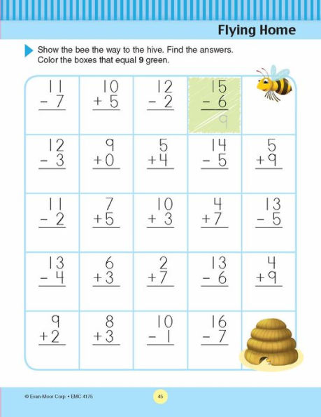 Math Skills, Grade 1 Workbook: At-Home Tutor, Addition, Subtraction, Money