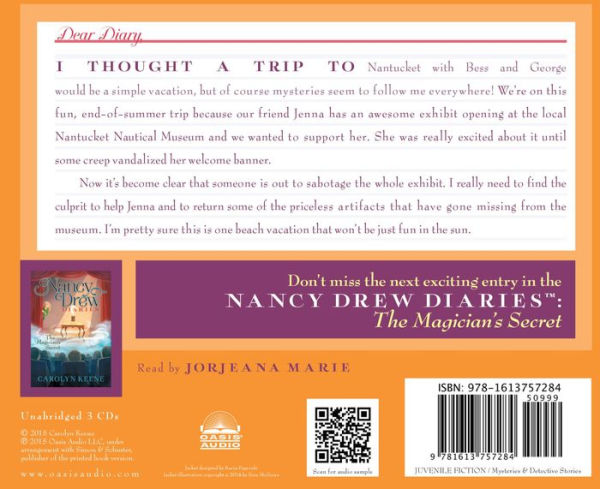 The Phantom of Nantucket (Nancy Drew Diaries Series #7)