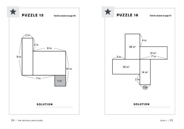 The Original Area Mazes: 100 Addictive Puzzles to Solve with Simple Math - and Clever Logic!