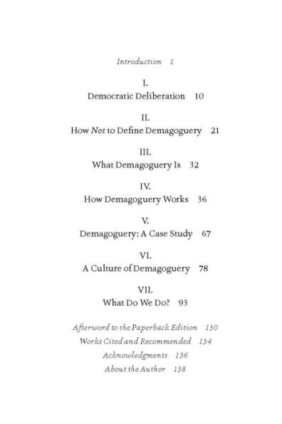 Demagoguery and Democracy