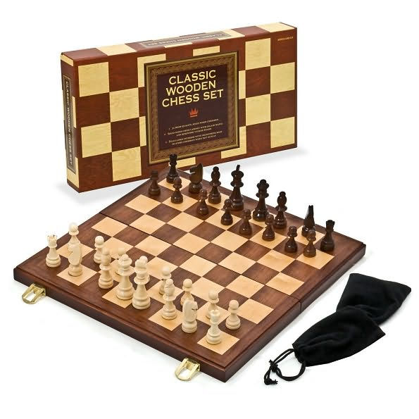 Deluxe Classic Wooden Chess Set 9781616807344 Item Barnes & Noble®