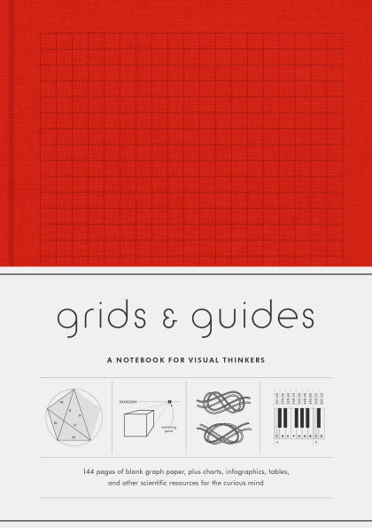 Grids & Guides (Red): A Notebook for Visual Thinkers
