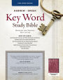 The Hebrew-Greek Key Word Study Bible: KJV Edition, Burgundy Genuine Leather Thumb-Indexed