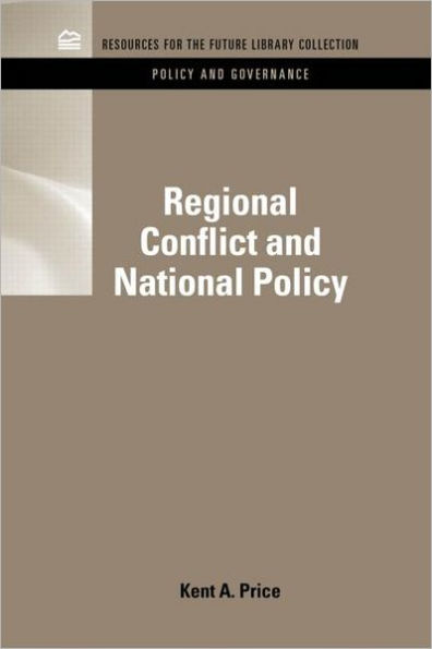 Regional Conflict and National Policy / Edition 1