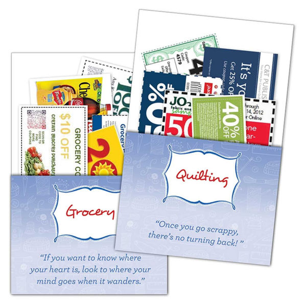 Quilty Coupon Keeper: Bonnie K. Hunter's Coupon Organizer with 16 Handy Pockets