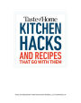 Alternative view 14 of Taste of Home Kitchen Hacks: 100 Hints, Tricks & Timesavers-and the Recipes to Go with Them