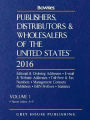 Publishers, Distributors & Wholesalers in the Us - 2 Volume Set, 2016