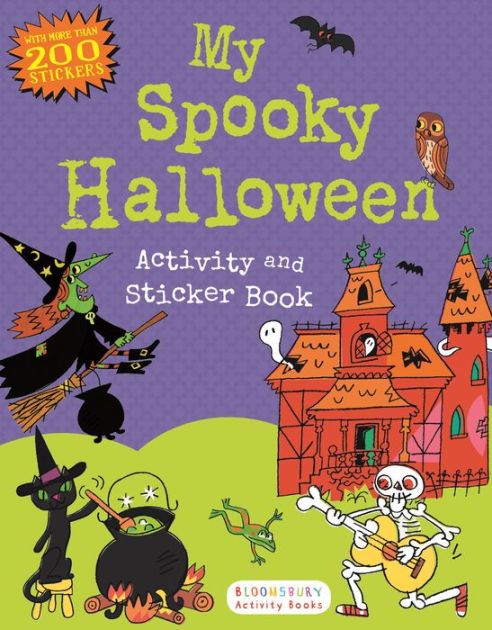 Bats and More! Halloween Sticker Books- 600 Stickers- Ghosts Witches Spiders 