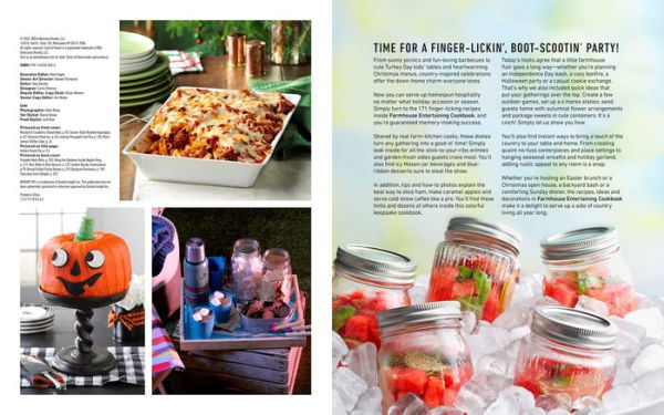 Taste of Home Farmhouse Entertaining Cookbook: Invite Friends and Family to Celebrate a Taste of the Country All Year Long