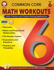 Title: Common Core Math Workouts, Grade 6, Author: Karise Mace