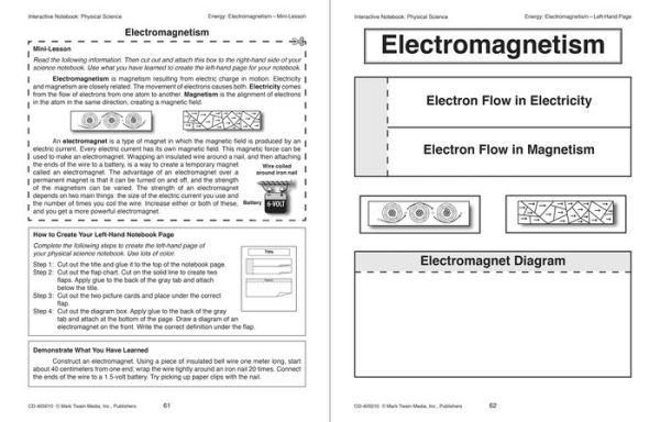 Interactive Notebook: Physical Science, Grades 5 - 8