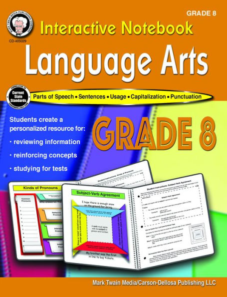Interactive Notebook: Language Arts Resource Book, Grade 8