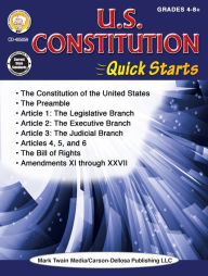 Free epub mobi ebooks download U.S. Constitution Quick Starts Workbook, Grades 4 - 12 by Cindy Barden