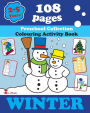 Winter: Coloring and Activity Book with Puzzles, Brain Games, Mazes, Dot-to-Dot & More for 2-5 Years Old Kids