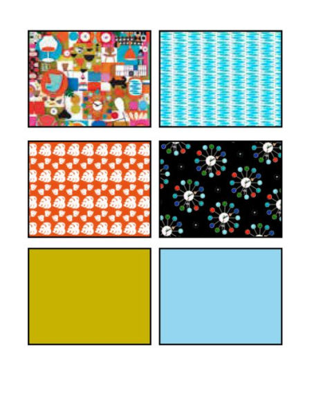 teNeues - Wrapping Paper Book: Mid-Century Mod!, Flat Packed Wrapping Paper, 12 Full Color Sheets, 6 Designs: Big Format Flat Magazine Style Book of Folded Wrapping Paper Pages