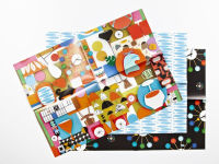 Alternative view 3 of teNeues - Wrapping Paper Book: Mid-Century Mod!, Flat Packed Wrapping Paper, 12 Full Color Sheets, 6 Designs: Big Format Flat Magazine Style Book of Folded Wrapping Paper Pages