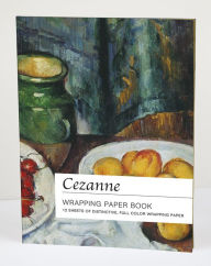 Title: Cezanne Wrapping Paper Book: Big Format Flat Magazine Style Book of Folded Wrapping Paper Pages