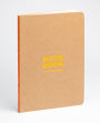 teNeues - A5 Notebook:Kraft and Neon Orange, Paperback - 140 Lined Pages with Lay Flat Binding: Our A5 Size Standard Paperback Notebook