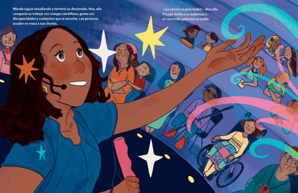 Wanda oye las estrellas (Spanish Edition): Una astrónoma ciega escucha al universo