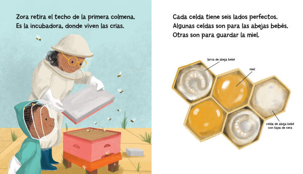 Lola conoce las abejas (Spanish Edition)