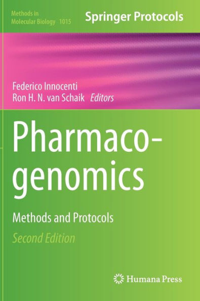 Pharmacogenomics: Methods and Protocols