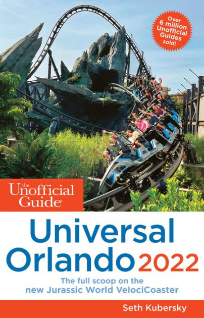 2022 Universal Orlando Islands of Adventure NEW! 2-Park Guide Map  VelociCoaster