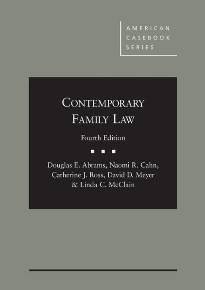 Contemporary Family Law / Edition 4