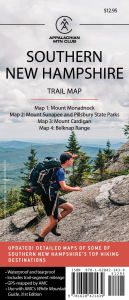 Title: Southern New Hampshire Trail Map: Mount Monadnock, Mount Sunapee and Pillsbury State Parks, Mount Cardigan, and Belknap Range, Author: Appalachian Mountain Club Books Appalachian Mountain Club