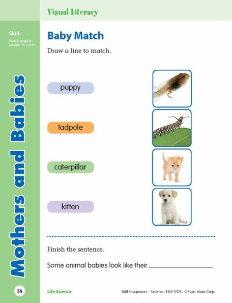 Skill Sharpeners: Science, Grade 1 Workbook