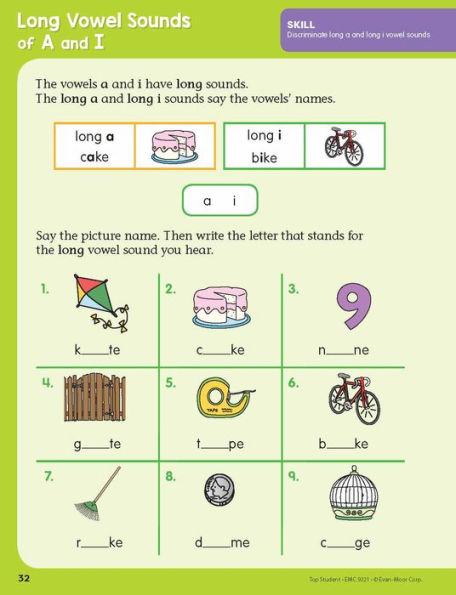 Top Student, Grade 1 Workbook