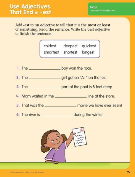 Top Student, Grade 1 Workbook