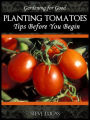 Planting Tomatoes: Tips Before You Begin