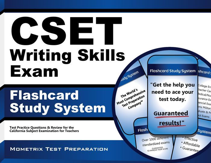 CSET Writing Skills Exam Flashcard Study System by CSET Exam Secrets