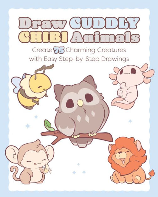 chibi anime animals sketch