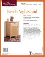 Fine Woodworking's Beech Nightstand Plan